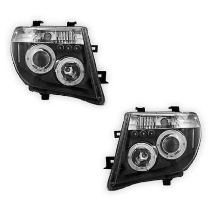 Nissan R51 Pathfinder Wagon (2005 - 2012) Halo Angel Eyes Headlights LH + RH