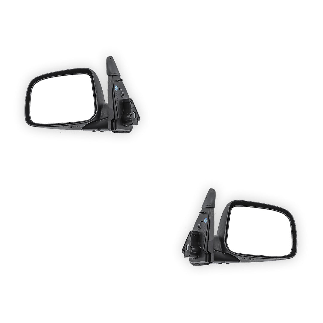 Isuzu D-Max RA / RC (2006 - 2012) No Indicator Electric Door Mirrors (Black)