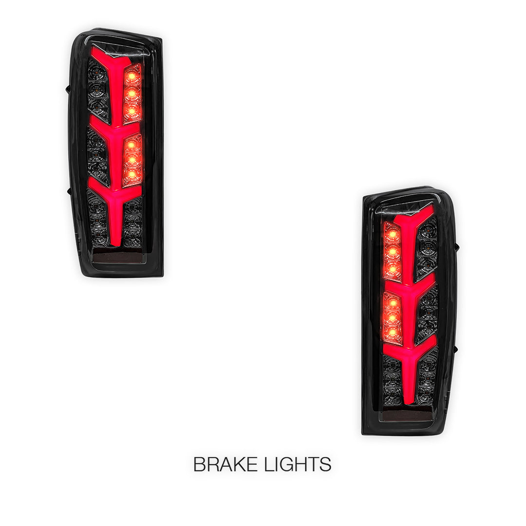 Isuzu D-Max RG (2020 - 2024) Sequential Smoked Avant Full LED Tail Lights LH + RH