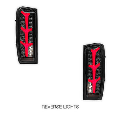 Isuzu D-Max RG (2020 - 2024) Sequential Smoked Avant Full LED Tail Lights LH + RH