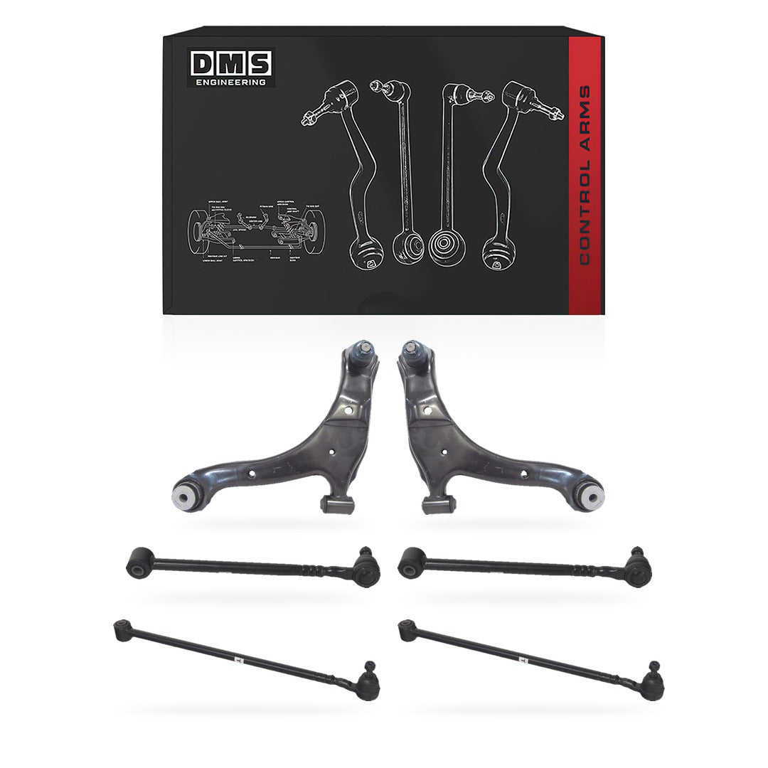 Chrysler PT Cruiser PT (2000 - 2010) Front Lower and Rear Upper and Lower Control Arms LH + RH