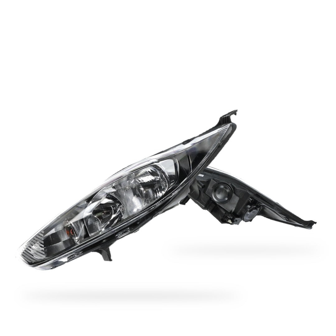 Ford Fiesta WZ Sport/Ambiente/Trend (2013 - 2018) Chrome Reflector Black Surround Headlights LH + RH