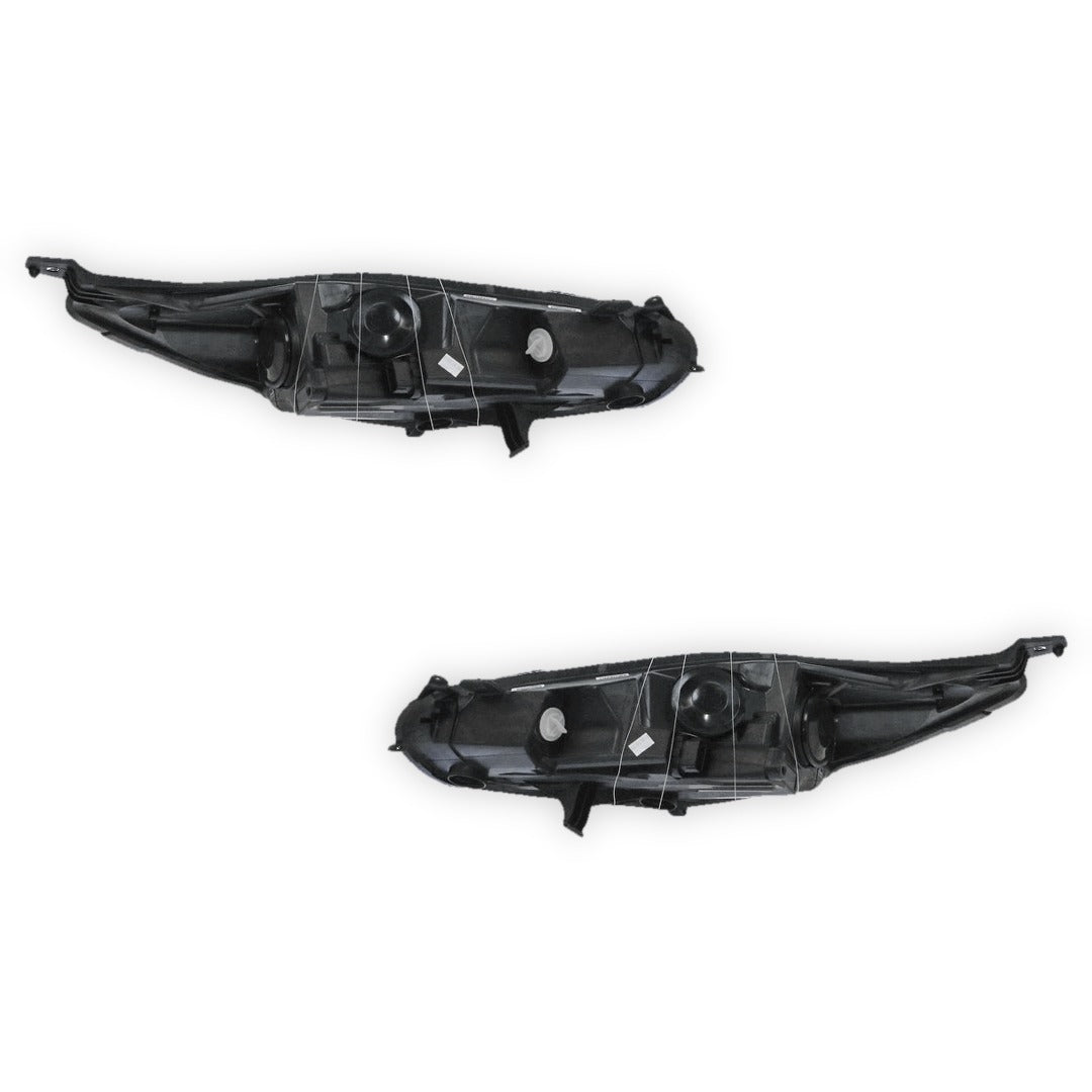 Ford Fiesta WZ ST (2013 - 2018) Chrome Reflector OEM Style Headlights LH + RH