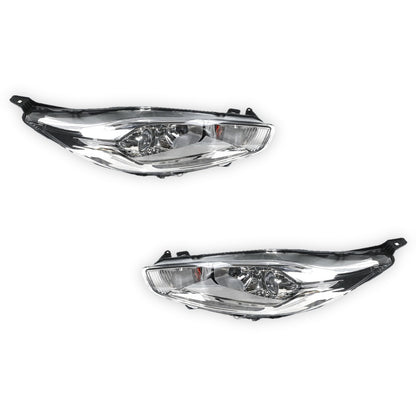 Ford Fiesta WZ ST (2013 - 2018) Chrome Reflector OEM Style Headlights LH + RH