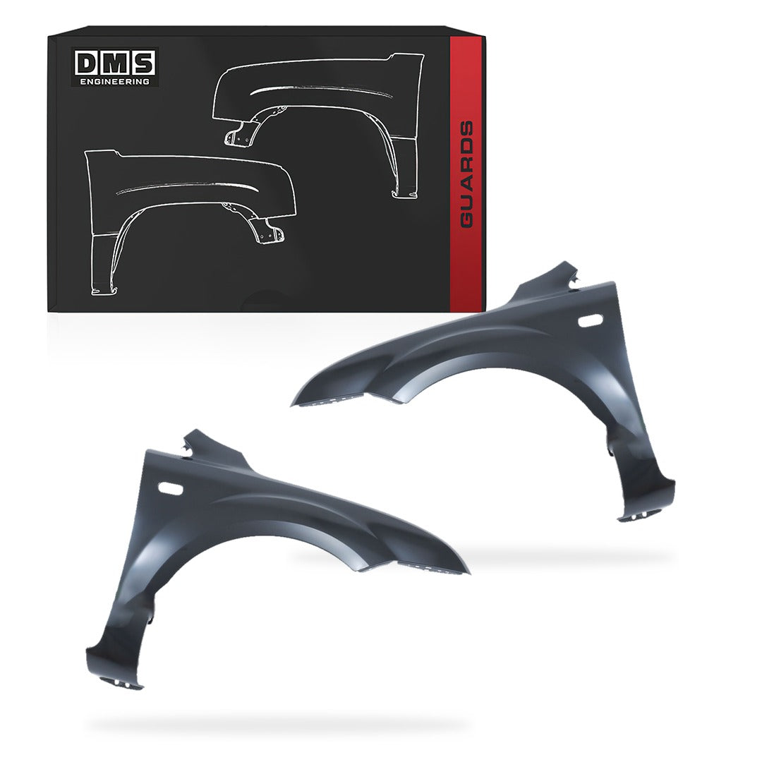 Ford Focus LS / LT (2005 - 2009) Guards With Flasher Hole Without Spoiler Holes LH + RH