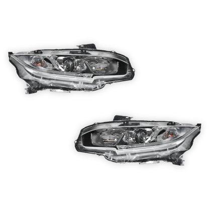 Honda Civic FC / FK (2016 - 2021) Non-LED Projector Headlights LH + RH