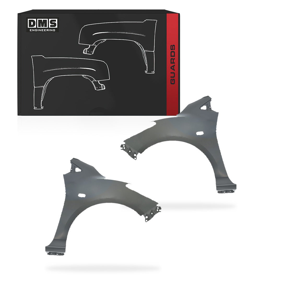 Mazda 2 DE (2007 - 2014) Guards Without Spoiler Holes LH + RH