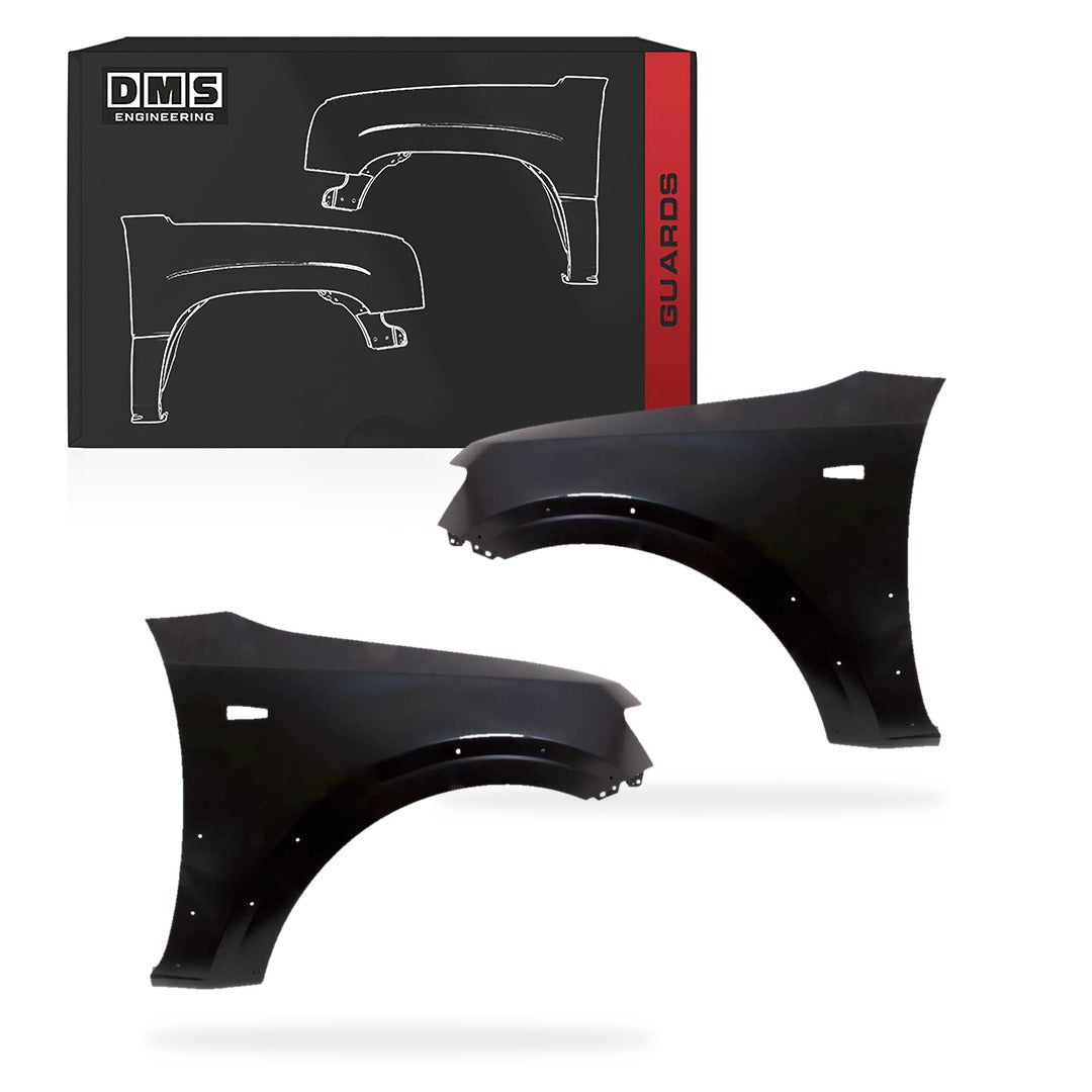 Mitsubishi Pajero NS / NT / NW / NX (2006 - 2011) Guards With Flasher Hole With Flare Holes LH + RH