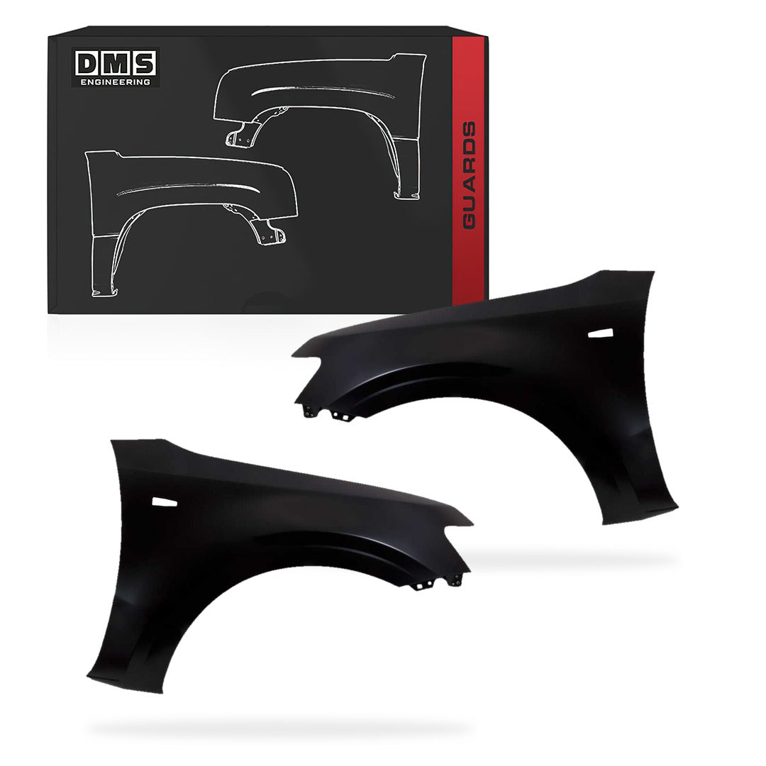 Mitsubishi Pajero NS / NT / NW / NX (2006 - 2011) Guards With Flasher Hole Without Flare Holes LH + RH