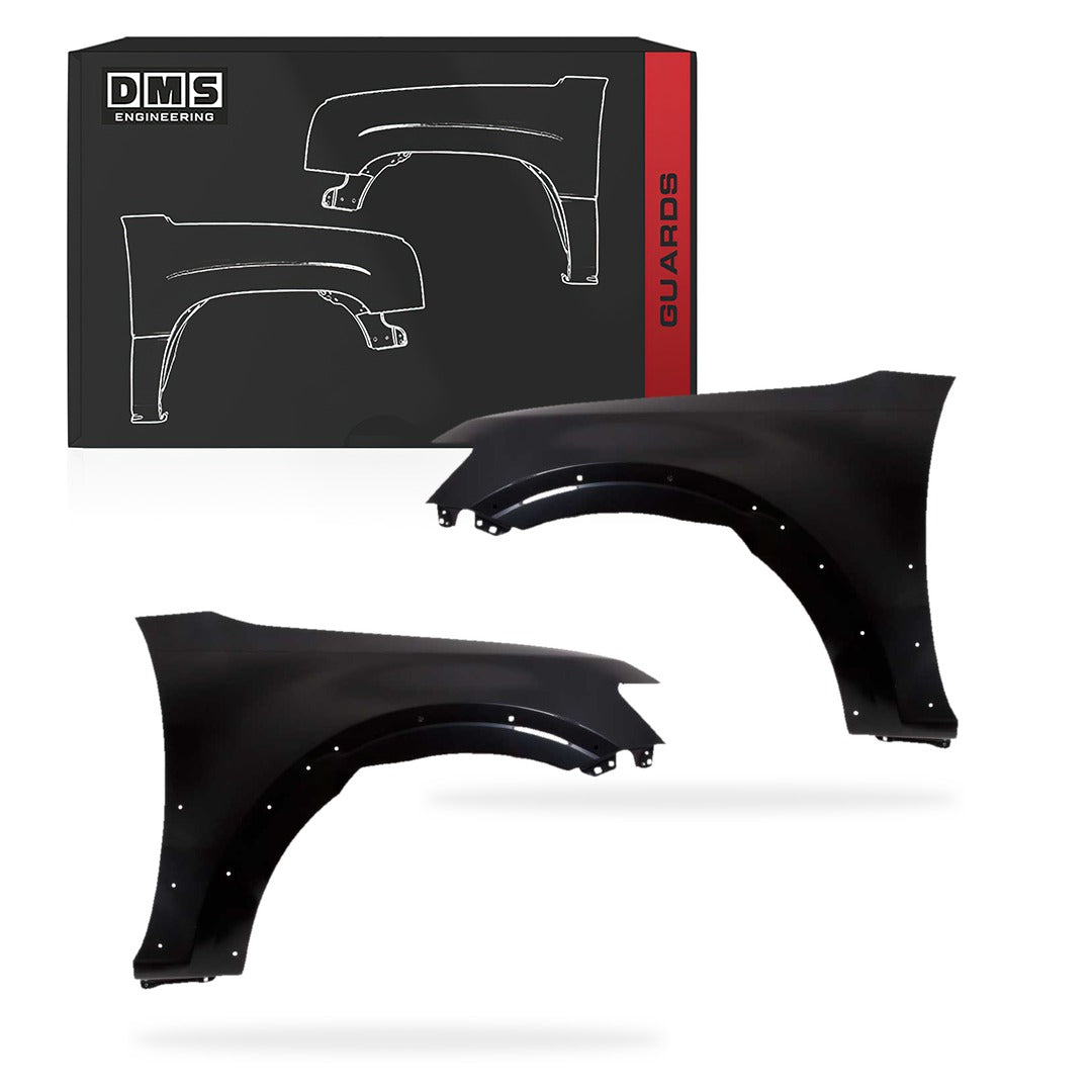 Mitsubishi Pajero NS / NT / NW / NX (2006 - 2014) Guards Without Flasher Hole With Flare Holes LH + RH