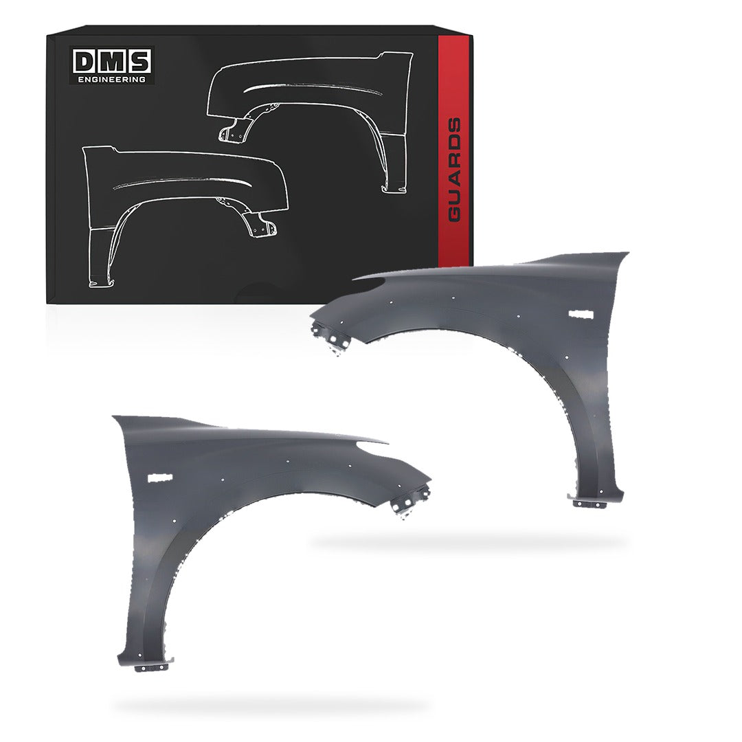 Mitsubishi Triton MQ (2015 - 2018) Guards With Flasher Hole With Flare Holes LH + RH