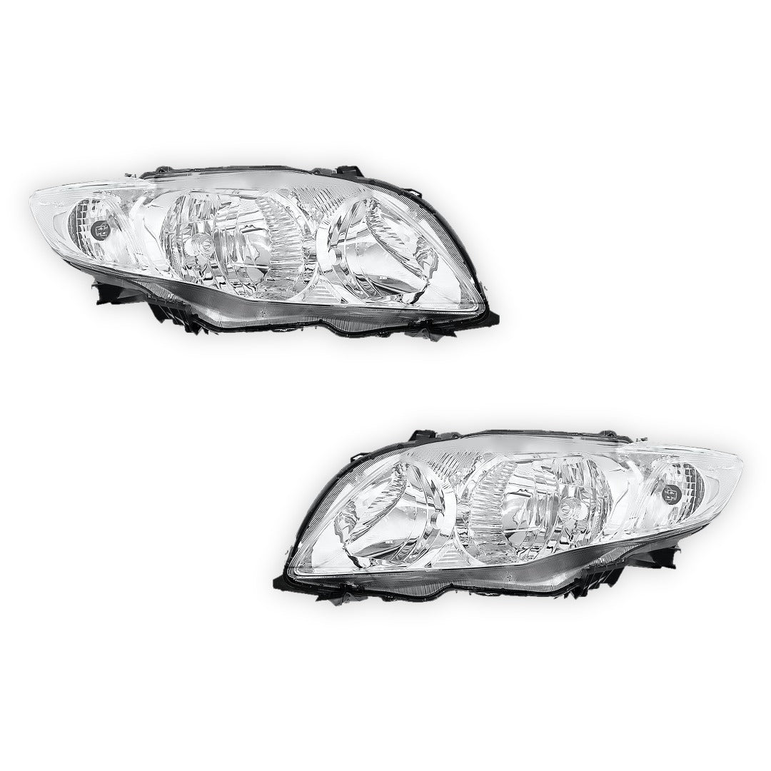 Toyota Corolla E150 (2007 - 2010) Non-Xenon OEM Style Headlights LH + RH