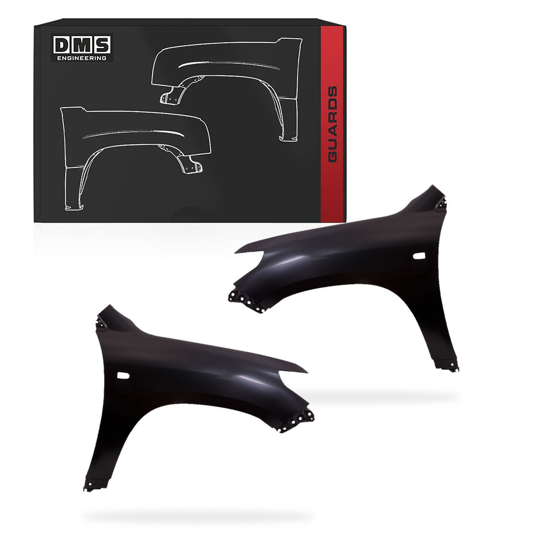 Toyota LandCruiser 200 Series (All Models) (2007 - 2012) Guards With Flasher Hole Without Snorkel Hole LH + RH