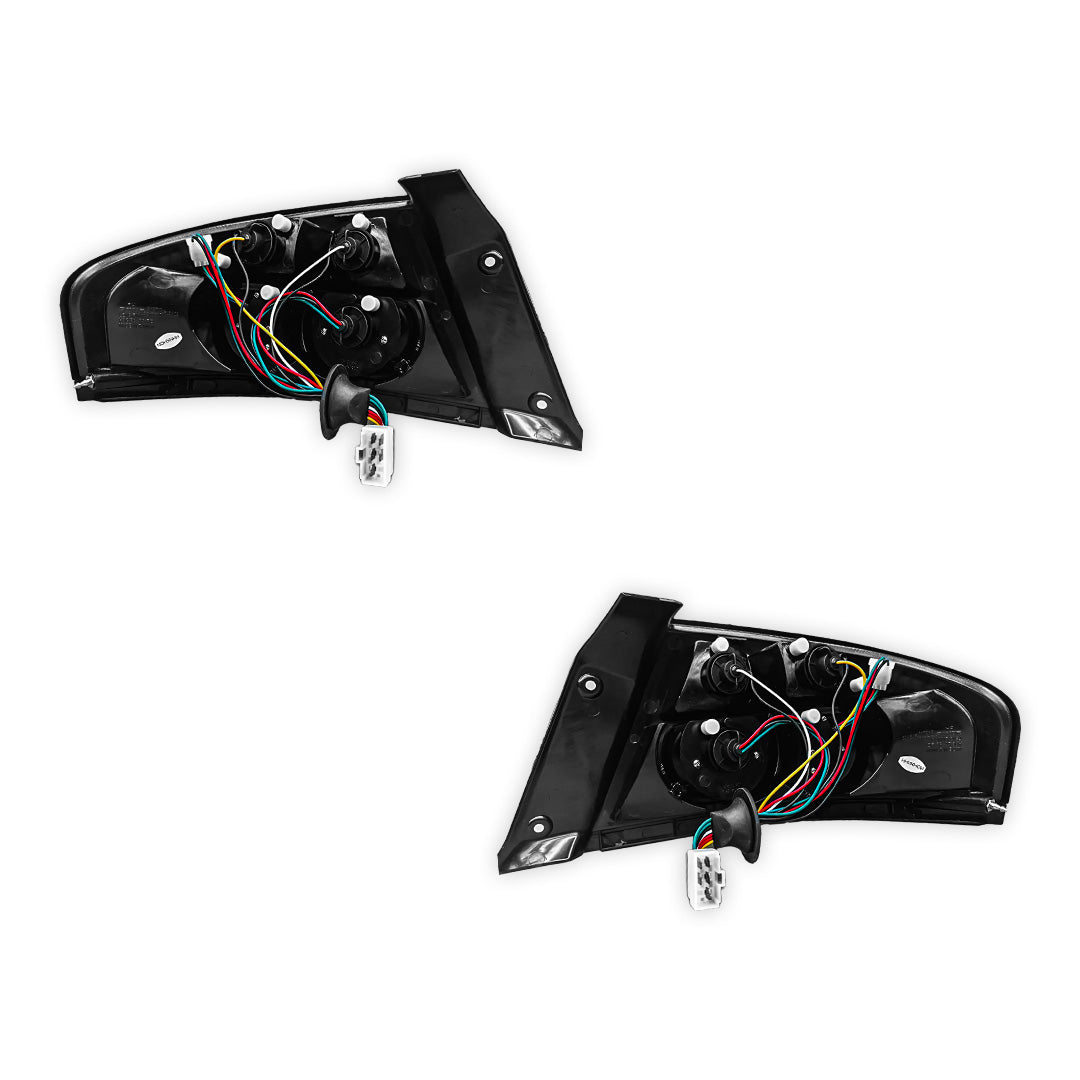 Ford Falcon BA / BF (2002 - 2008) Black LED Altezza Tail Lights LH + RH