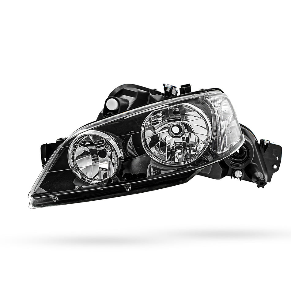 Ford Falcon BA / BF (2002 - 2006) Black Headlights LH + RH