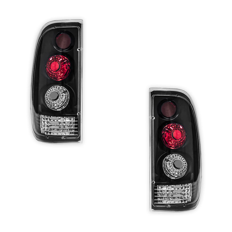 Ford Falcon BA / BF UTE Series 1 & 2 (2002 - 2008) Black Altezza Tail Lights LH + RH