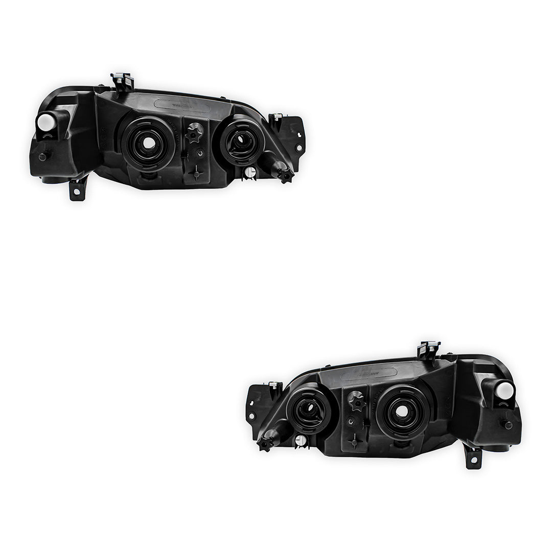 Ford Falcon BF Series 2 & 3 XT (2006 - 2011) Black OEM Style Headlights LH + RH