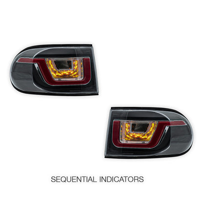 Toyota FJ Cruiser GSJ10 (2007 - 2020) Sequential Clear LED Tail Lights LH + RH