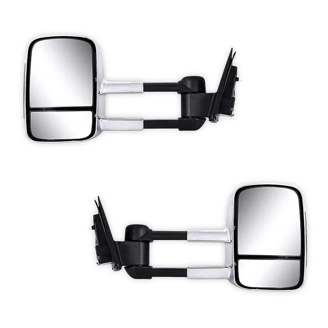 Ford Ranger PX MK1 / MK2 (2012 - 2018) Chrome Extendable Towing Side Mirrors
