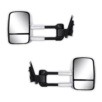 Ford Ranger PX MK1 / MK2 (2012 - 2018) Chrome Extendable Towing Side Mirrors