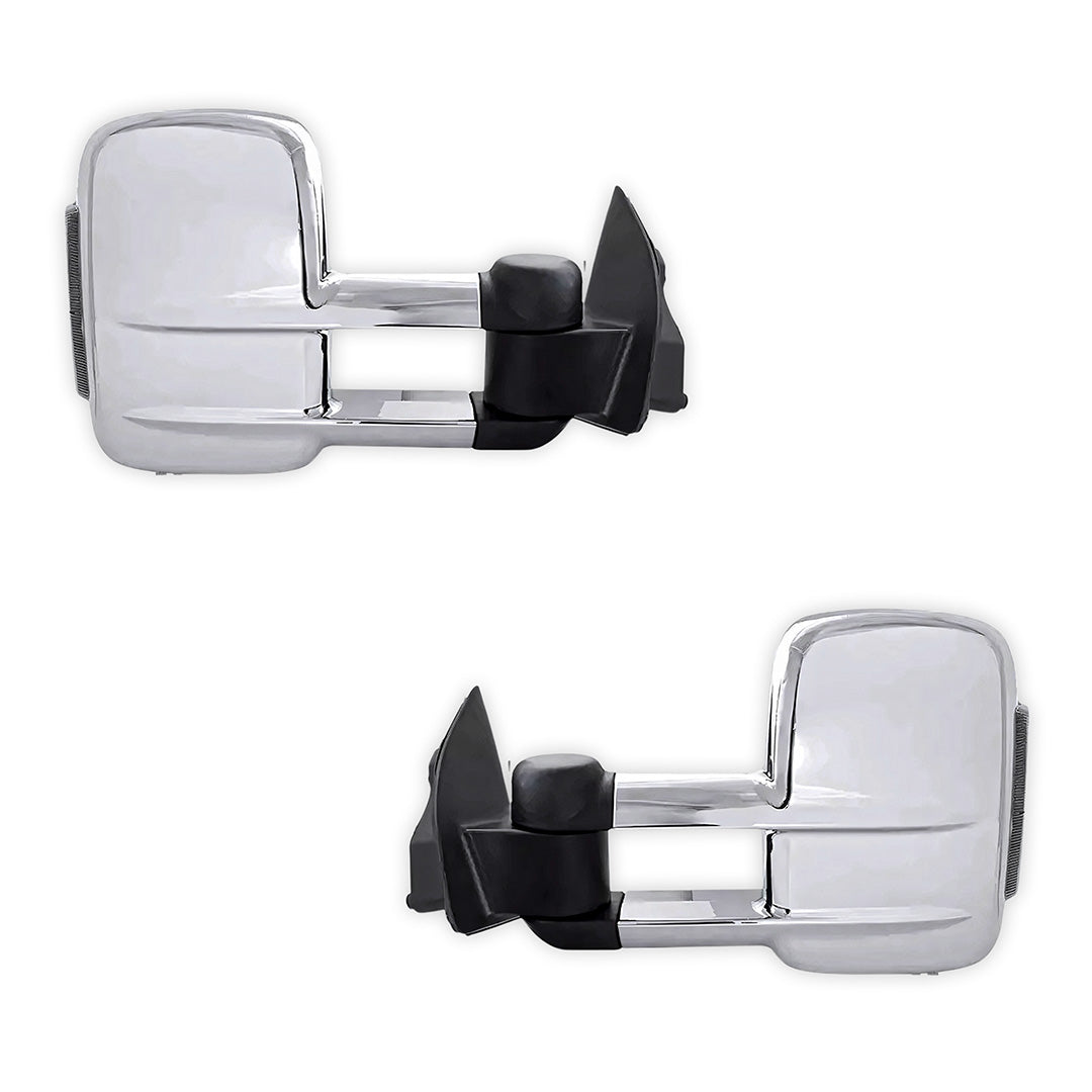 Ford Ranger PX MK1 / MK2 (2012 - 2018) Chrome Extendable Towing Side Mirrors