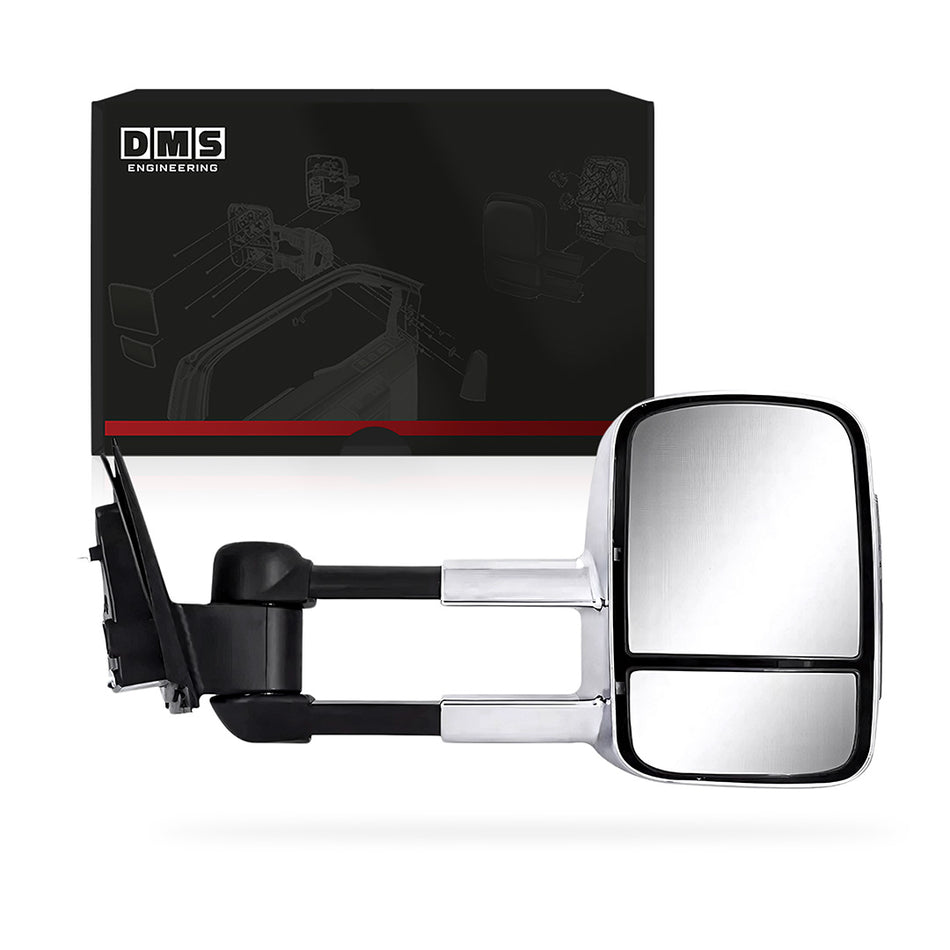 Ford Everest UA (2015 - 2019) Chrome Extendable Towing Side Mirrors