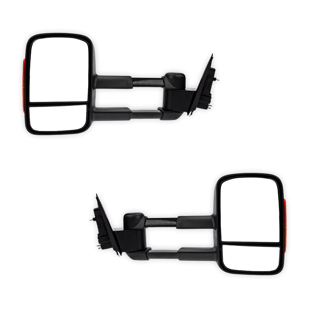 Ford Everest UA (2015 - 2022) Black Extendable Towing Side Mirrors