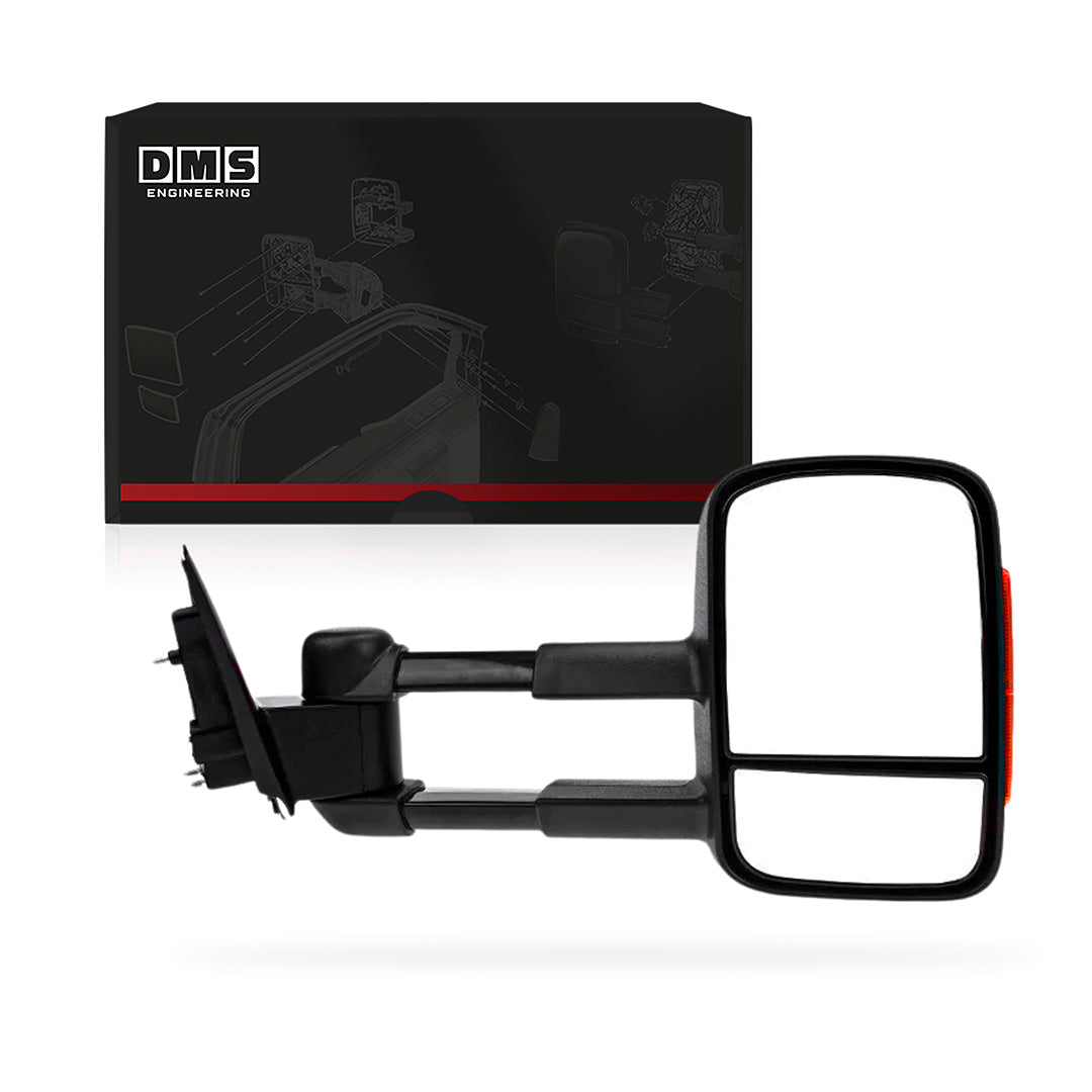 Ford Everest UA (2015 - 2022) Black Extendable Towing Side Mirrors