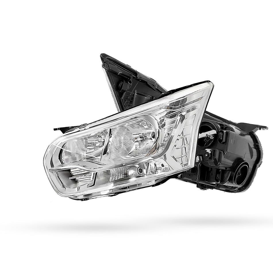 Ford Transit Van VO (2014 - 2019) Chrome OEM Style Headlights LH + RH
