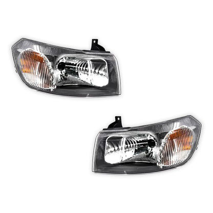 Ford Transit VH / VJ (2002 - 2006) Black Headlights LH + RH