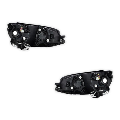 Volkswagen Golf VII MK7 (2014 - 2017) Dual Beam Projector Sequential Headlights LH + RH