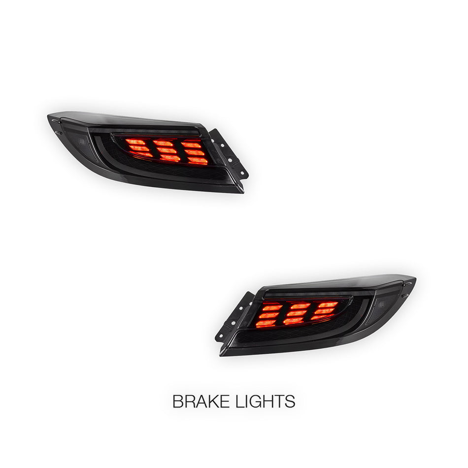 Subaru BRZ 2nd Gen. (2022 - 2024) Sequential Smoked Full LED Tail Lights LH + RH