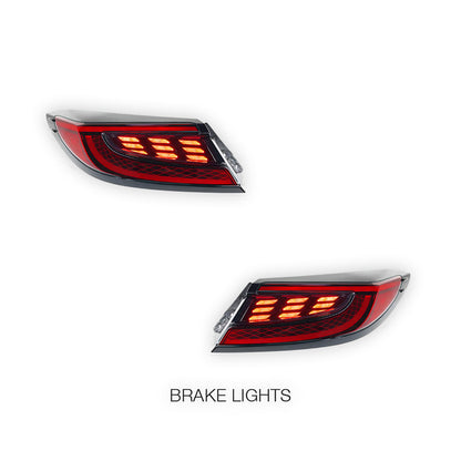 Toyota 86 2nd Gen. (2022 - 2024) Sequential Red Full LED Tail Lights LH + RH