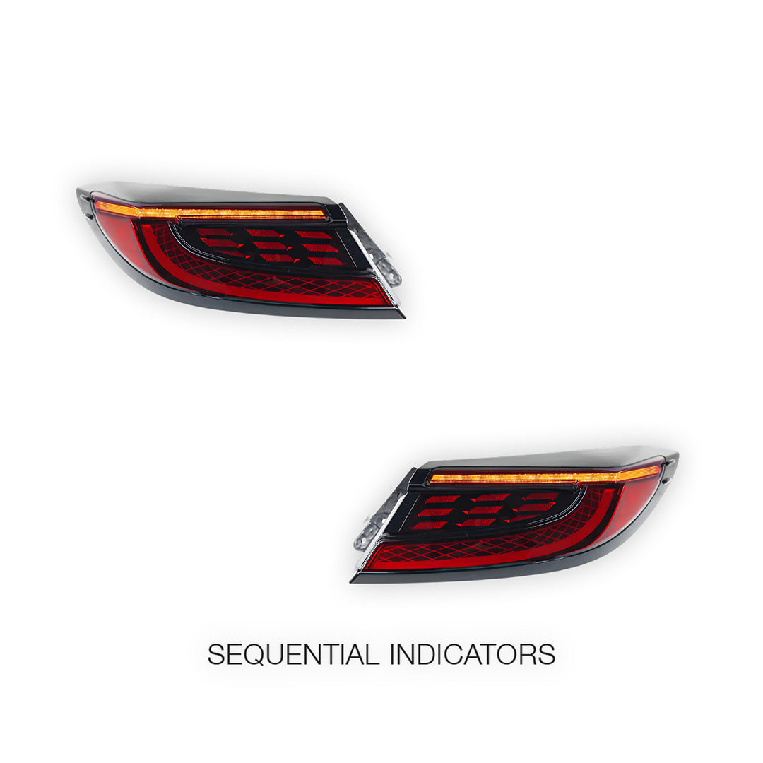 Toyota 86 2nd Gen. (2022 - 2024) Sequential Red Full LED Tail Lights LH + RH