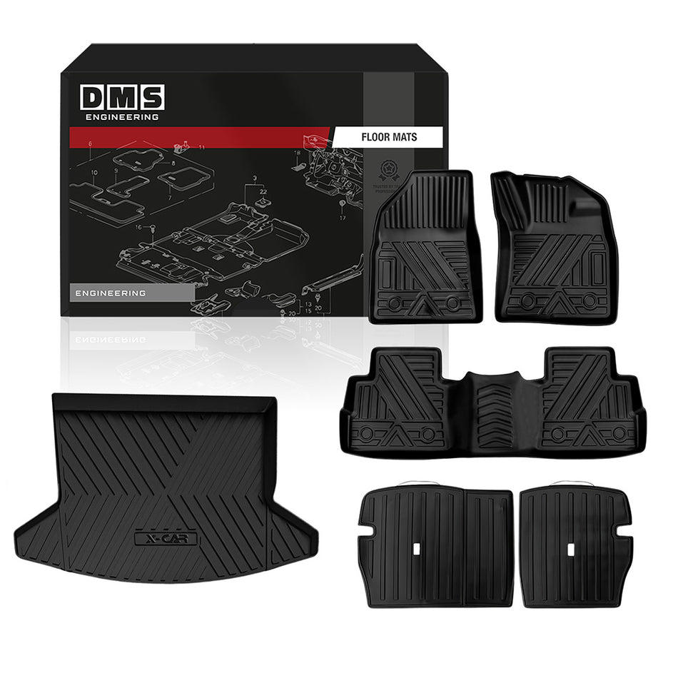 GWM Haval H6 / H6 GT (2021 - 2024) Rubber Floor Mats Complete Set