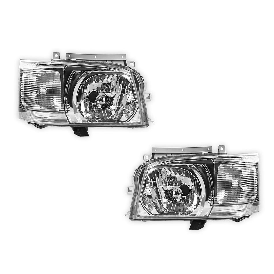 Toyota Hiace H200 / TRH / KDH Van Bus (2005 - 2010) Headlights LH + RH