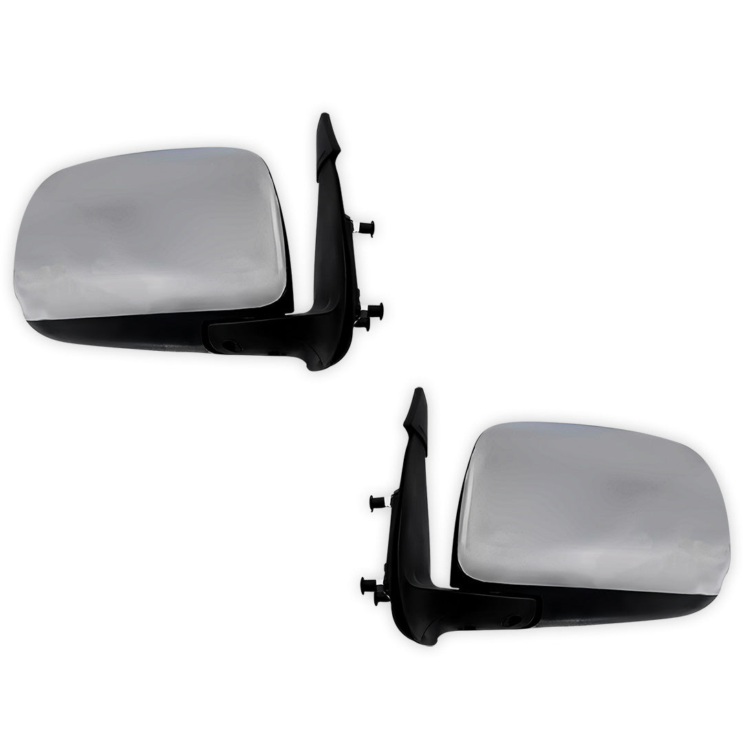 Toyota HiLux N70 2WD / 4WD (2005 - 2015) Chrome Manual Door Mirrors LH + RH