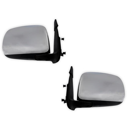 Toyota HiLux N70 2WD / 4WD (2005 - 2015) Chrome Manual Door Mirrors LH + RH