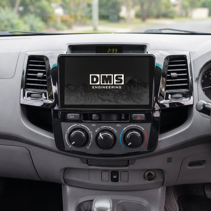 Toyota Hilux N70 (2005 - 2015) 9" 13.3" Wireless Android 16 Head Unit for Apple CarPlay / Android Auto Circular Knob AC Panel