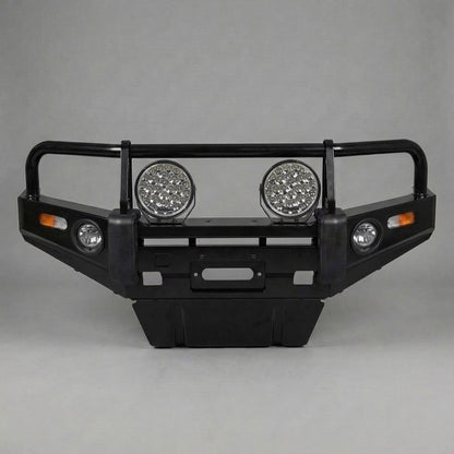 DMS Toyota HiLux N70 (2011 - 2015) Triple Hoop Steel Bull Bar + LED Lights ADR Compliant