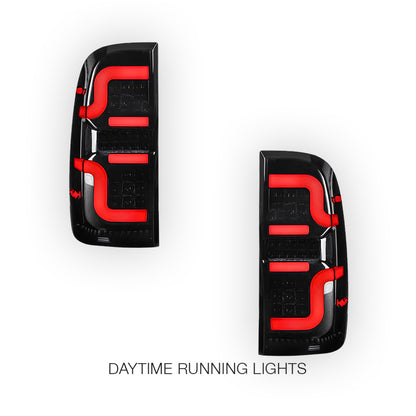 Toyota Hilux N70 (2005 - 2015) Sequential Smoked LED Tail Lights LH + RH