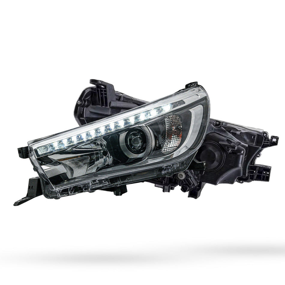 Toyota Hilux N80 (2015 - 2024) Sequential Projector Headlights LH + RH