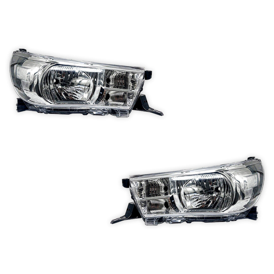 Toyota HiLux N80 GUN GGN TGN Workmate / SR (2015 - 2025) OEM Style Headlights LH + RH