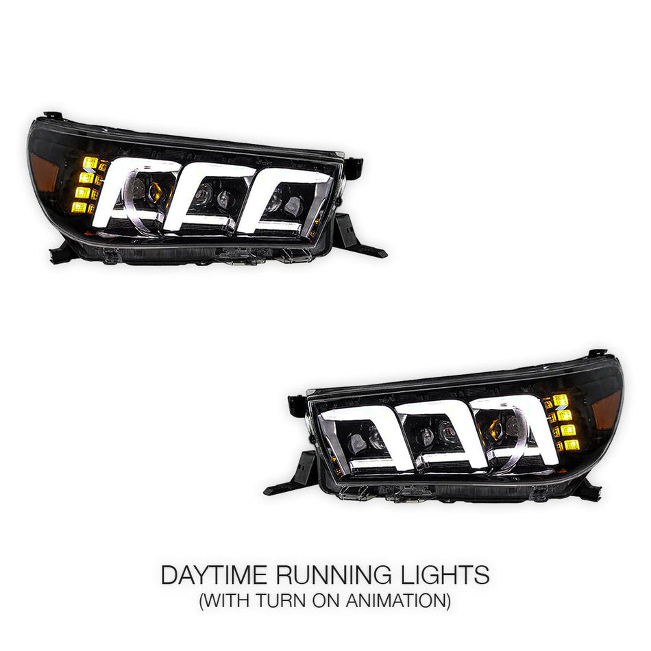 Toyota Hilux N80 (2016 - 2020) Sequential Headlights LH + RH