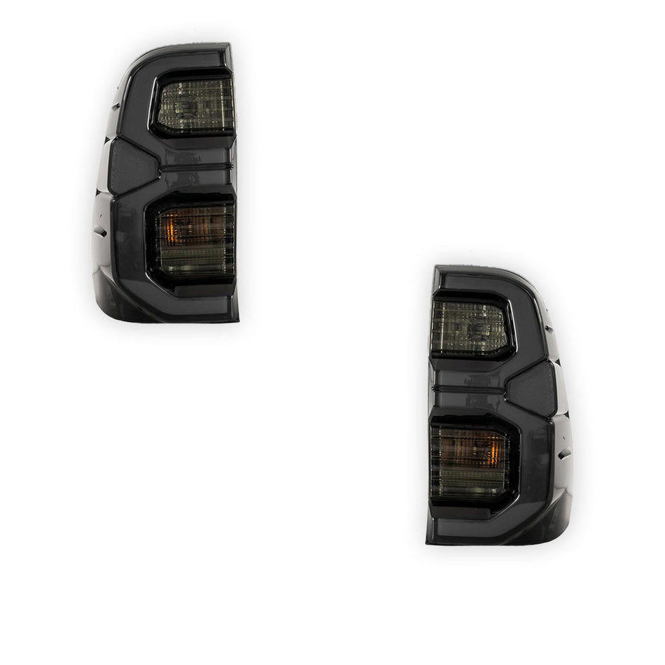 Toyota Hilux N80 (2015 - 2020) Smoked Tail Lights LH + RH