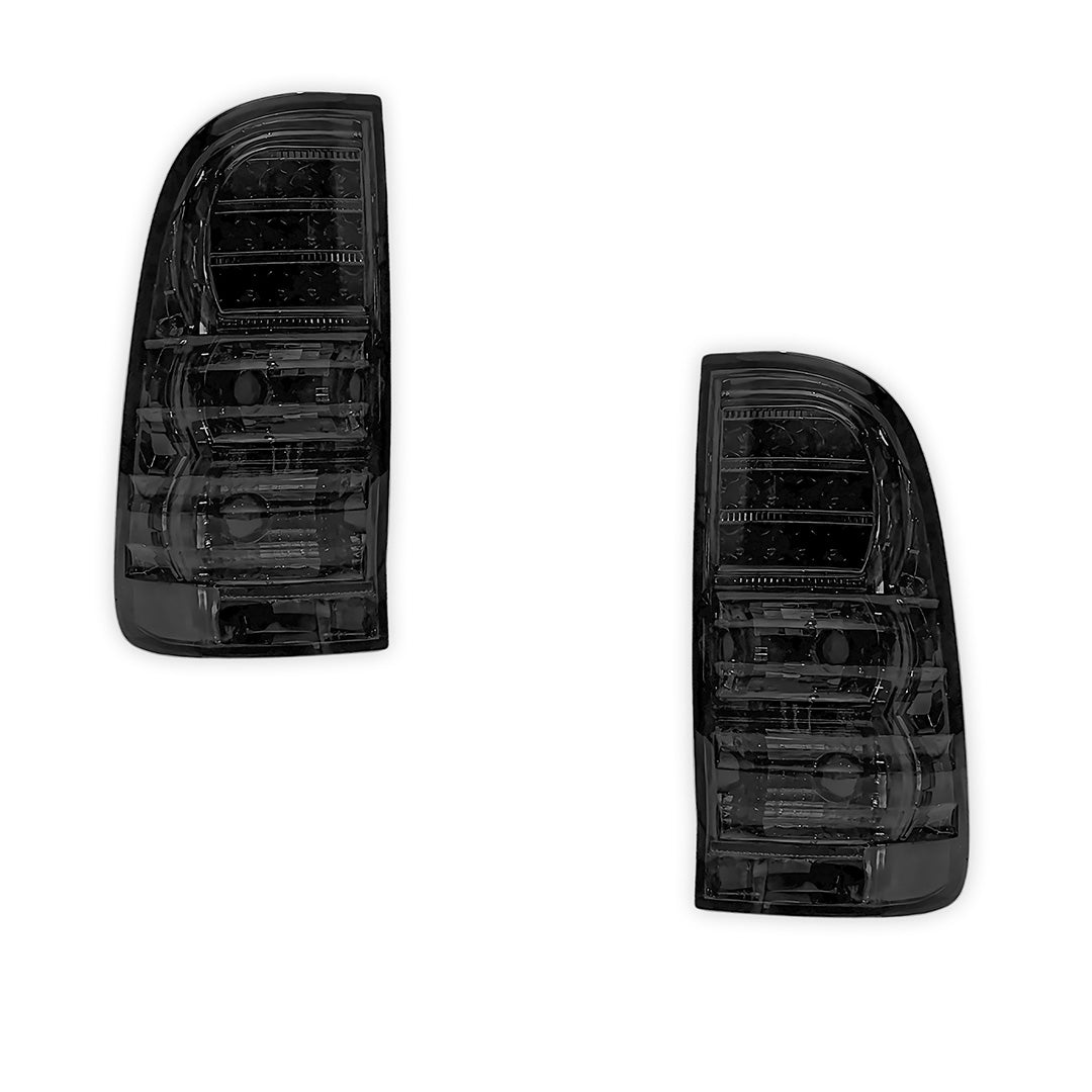 Toyota Hilux N70 / Vigo (2005 - 2014) Smoked Black LED Tail Lights LH + RH