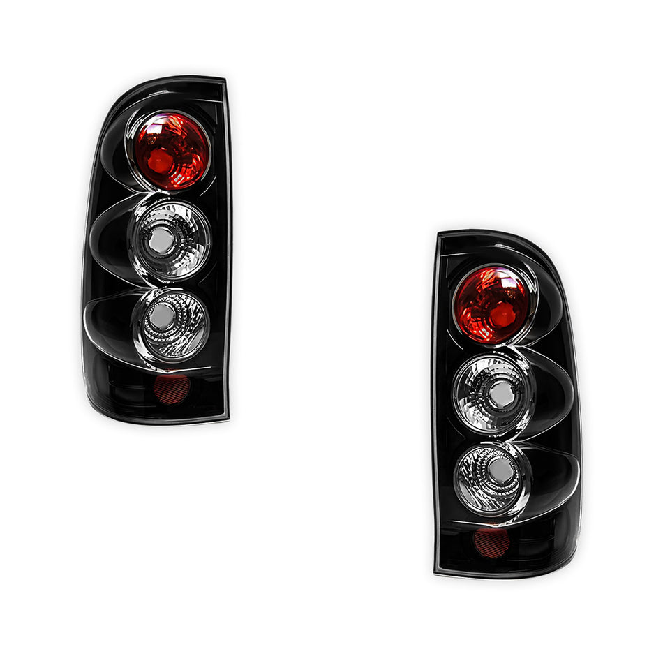 Toyota Hilux N70 / Vigo (2005 - 2014) Black Altezza Tail Lights LH + RH