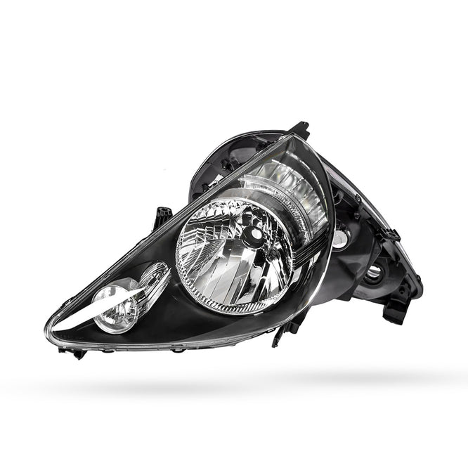 Honda Jazz GD Hatch (2004 - 2008) Black OEM Style Headlights LH + RH