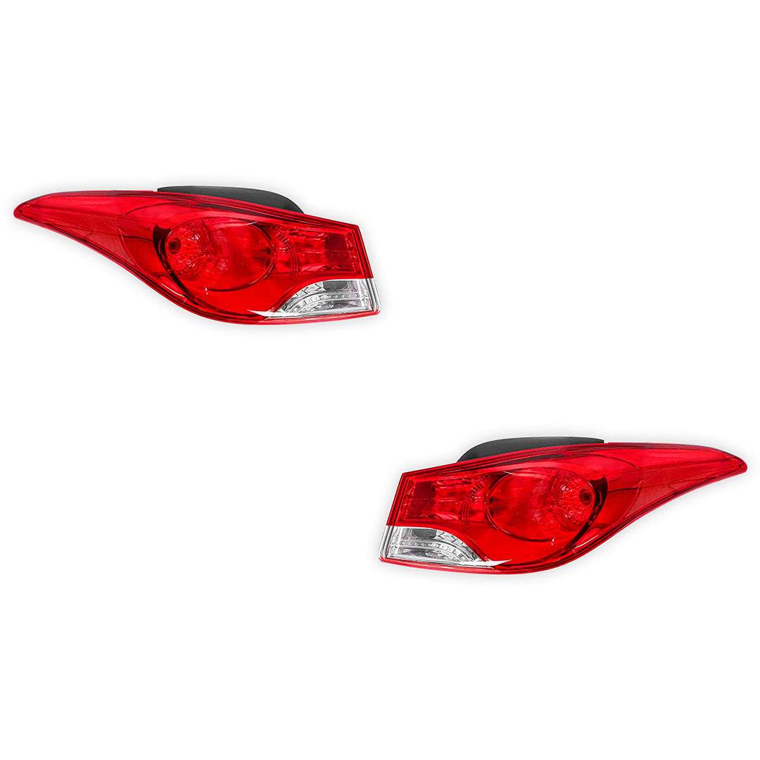 Hyundai Elantra MD Series 1 Sedan (2011 - 2013) OEM Style Tail Lights LH + RH