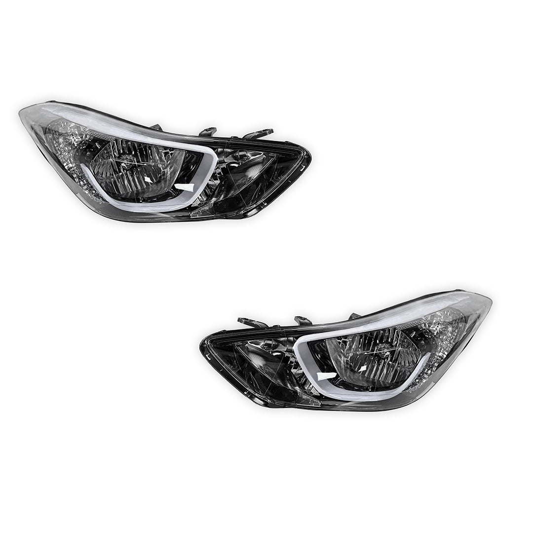 Hyundai Elantra MD (2013 - 2015) Non-LED OEM Style Headlights LH + RH